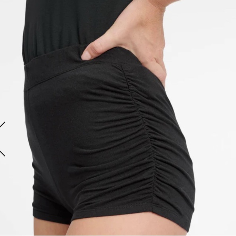 Lyr by Splendid Ruched Hot Shorts Size Small